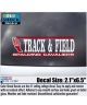 Decal Track and Field