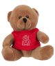 Small Brown Bear W/Red Tee