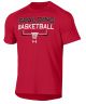 UA Basketball Tee Red