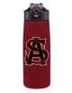 25 Oz Frosted Water Bottle Red